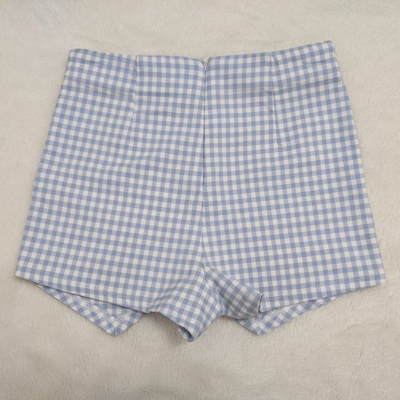 Gingham Pattern Skort - Picture 2 of 2